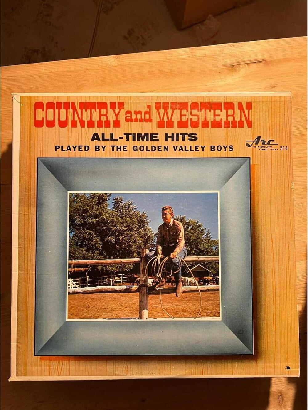 Country and Western All-Time Hits Vintage 33rpm VG+ AB24
